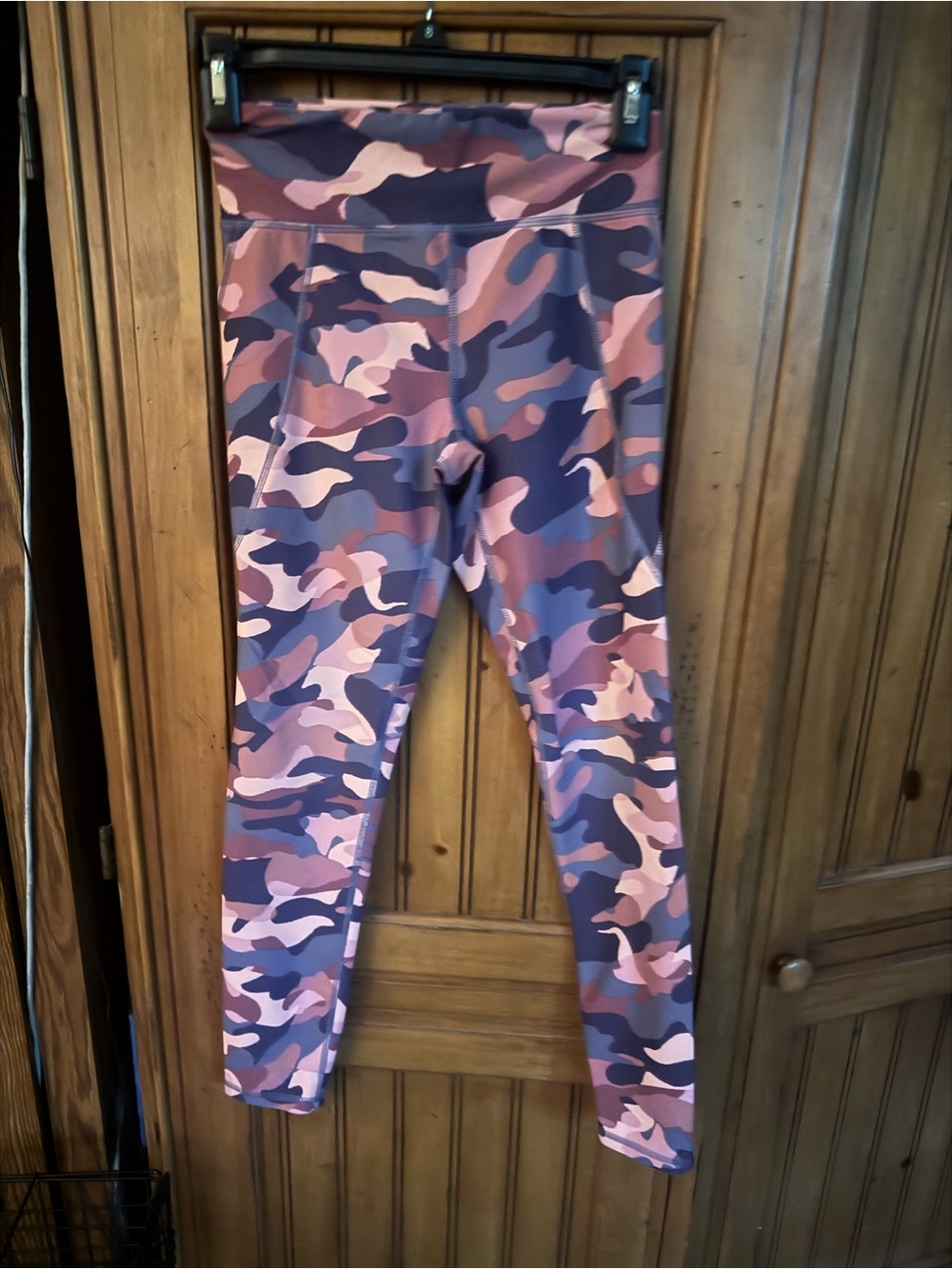 Old Navy Pink and Purple Camo Girls' Performance Leggings